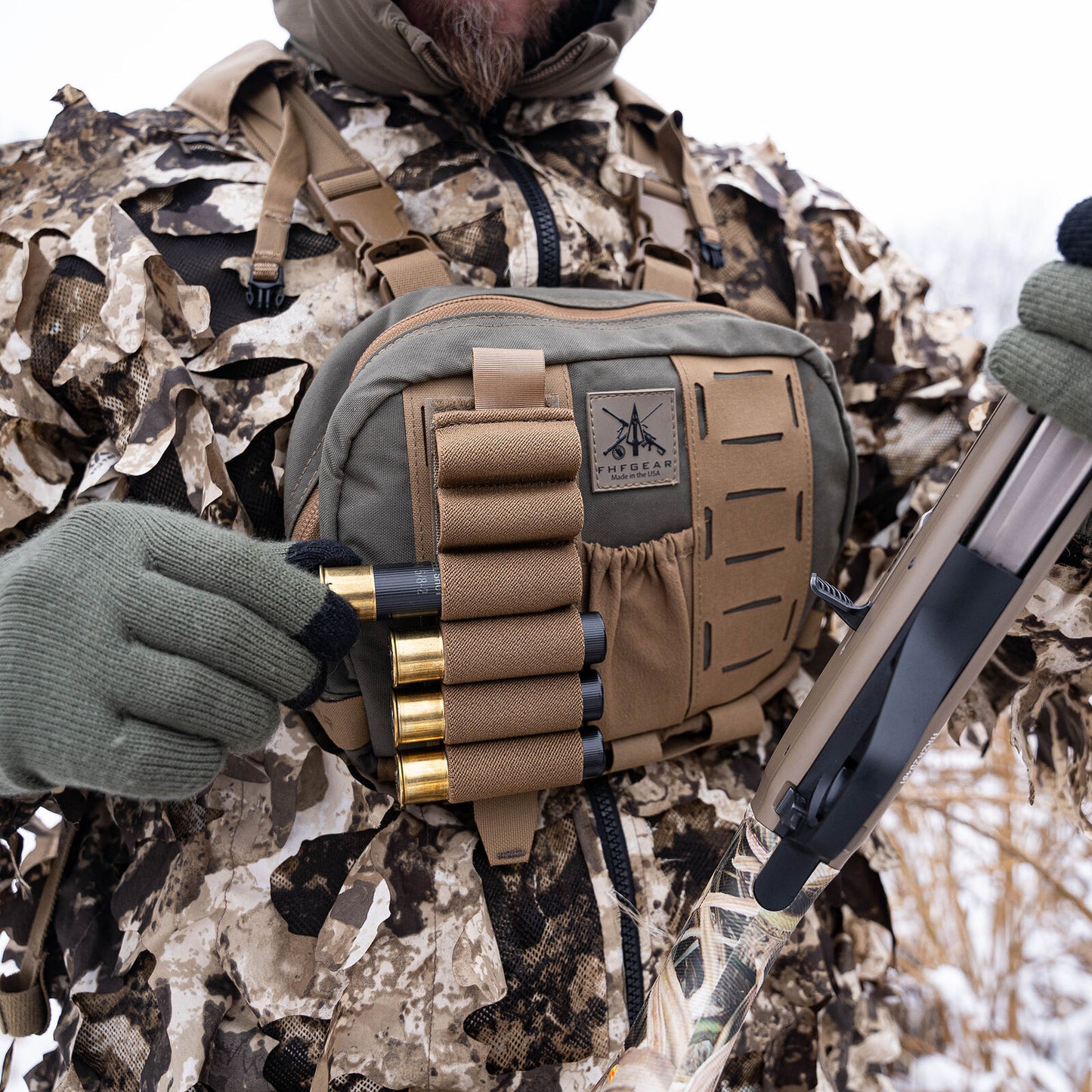 FHF Gear 6 round shotshell holder field