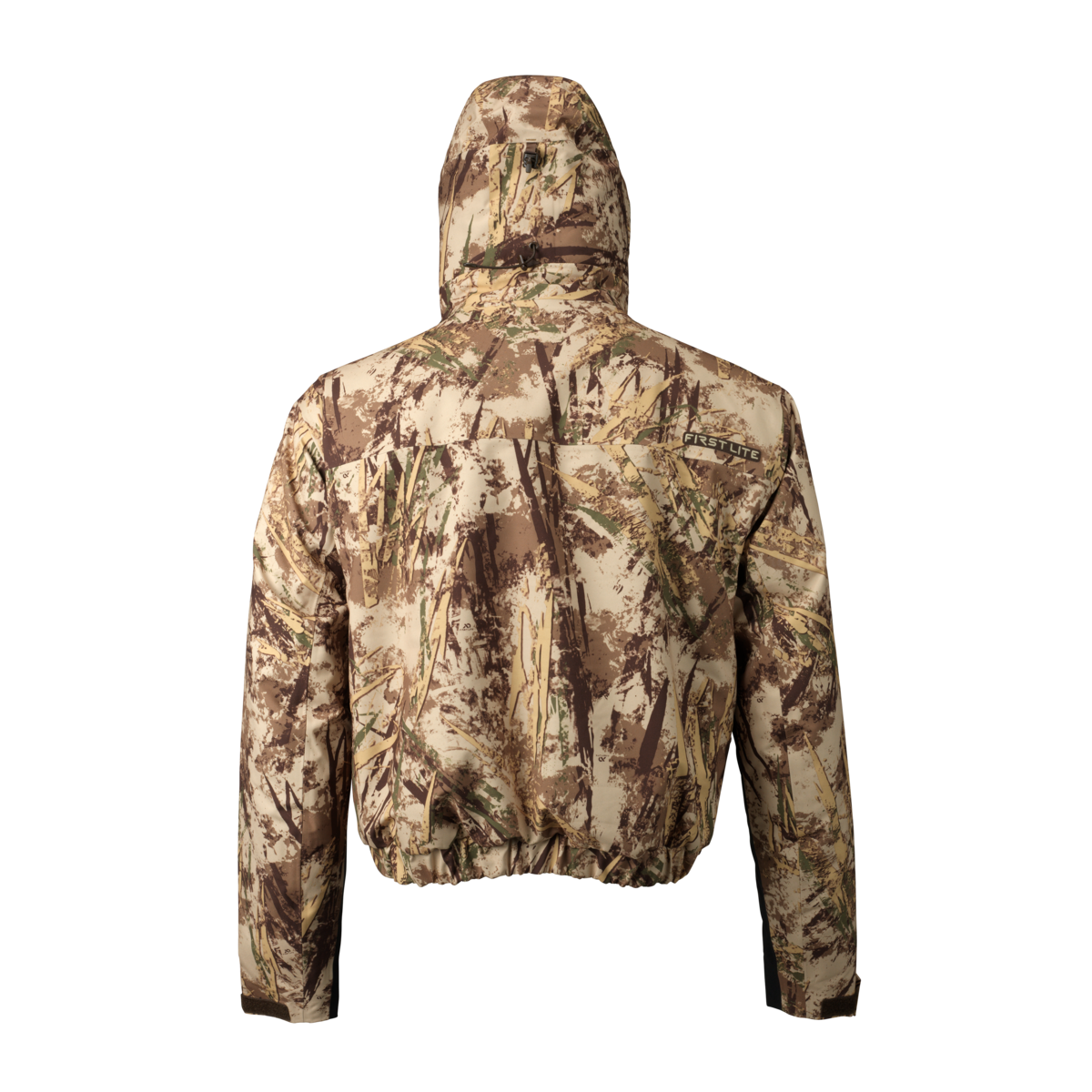 First Lite Migrator wader jacket typha back