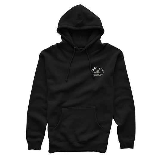First Lite Arched Lock Up Hoody Front