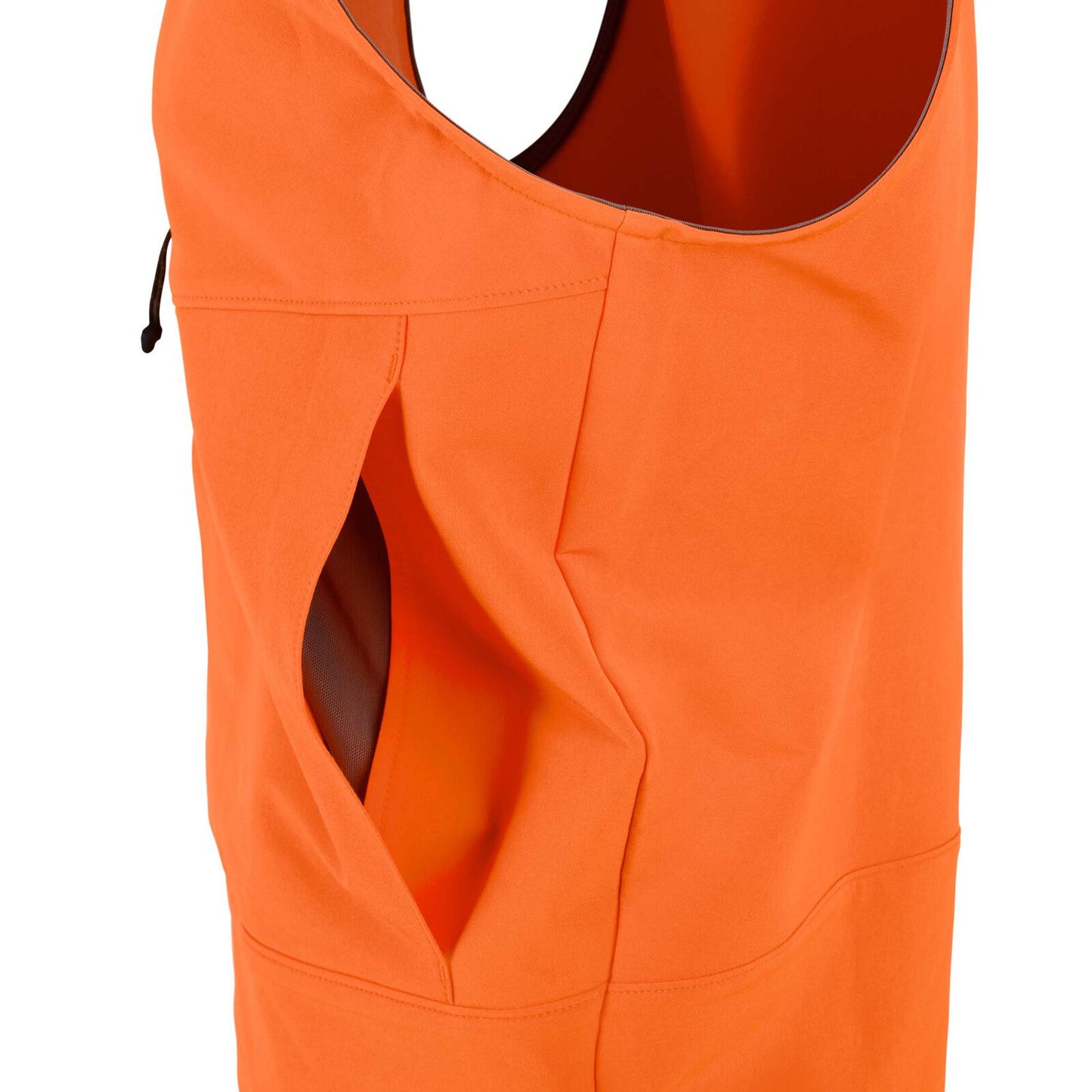 fist lite charge hunters orange vest side open