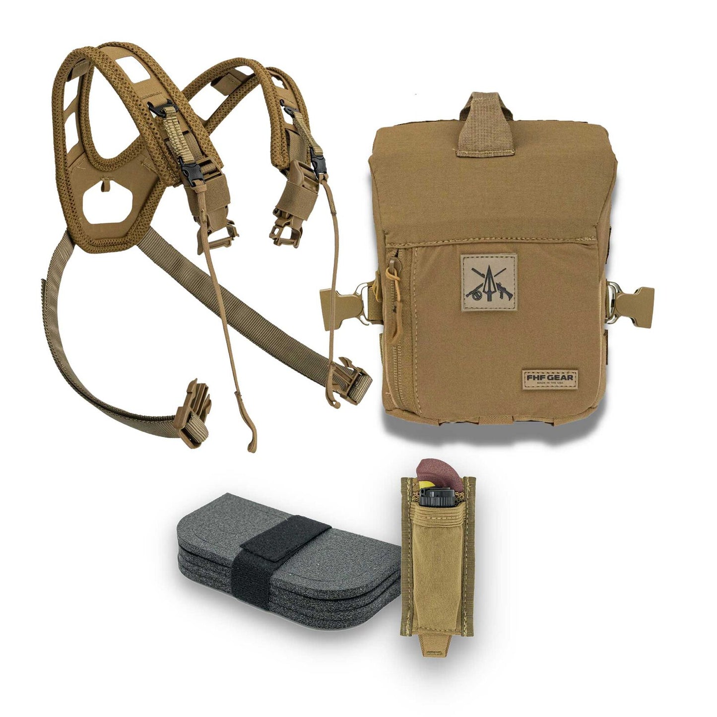 FHF Gear FOB Bino Harness exploded