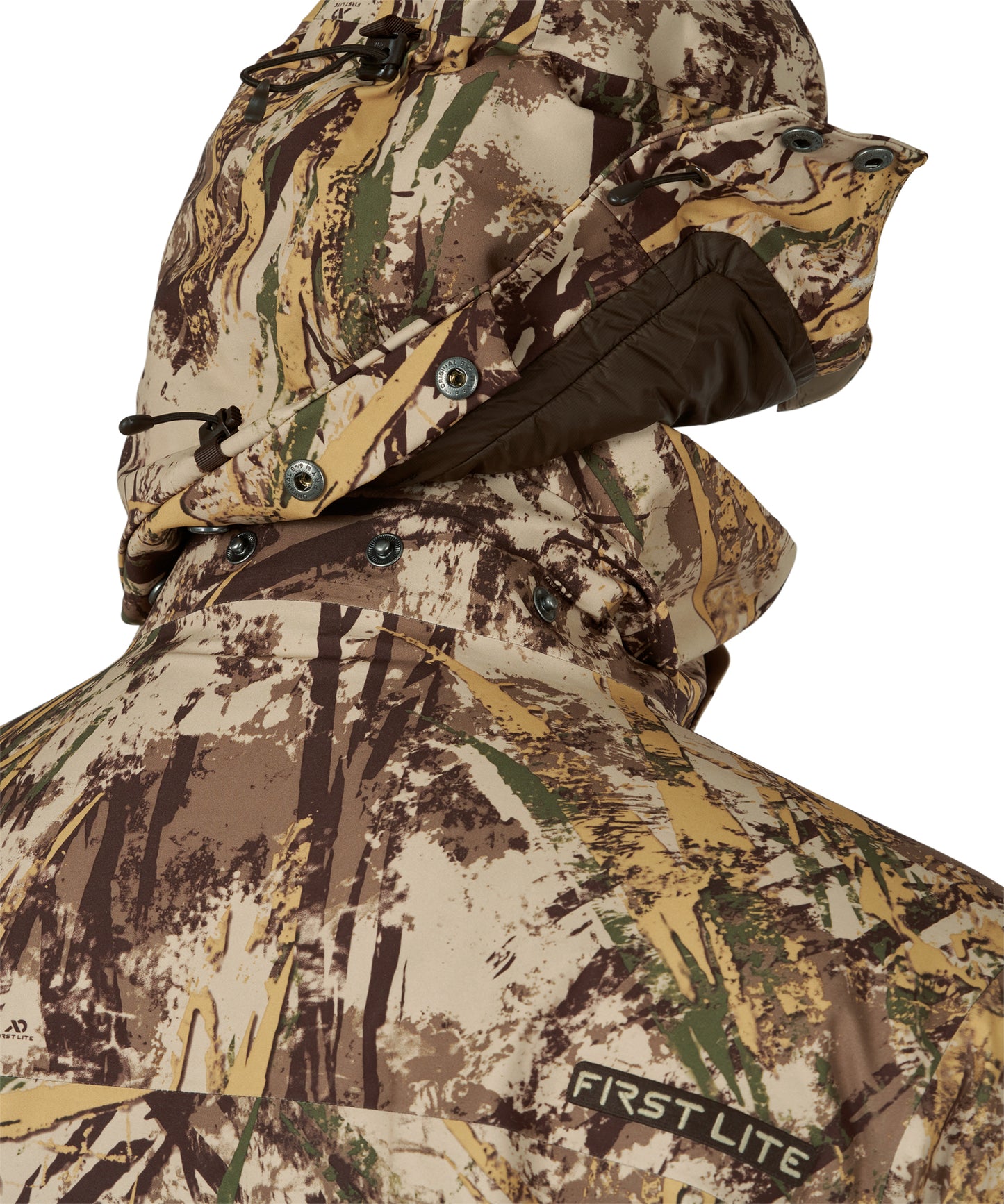 First Lite Refuge Parka hood detach