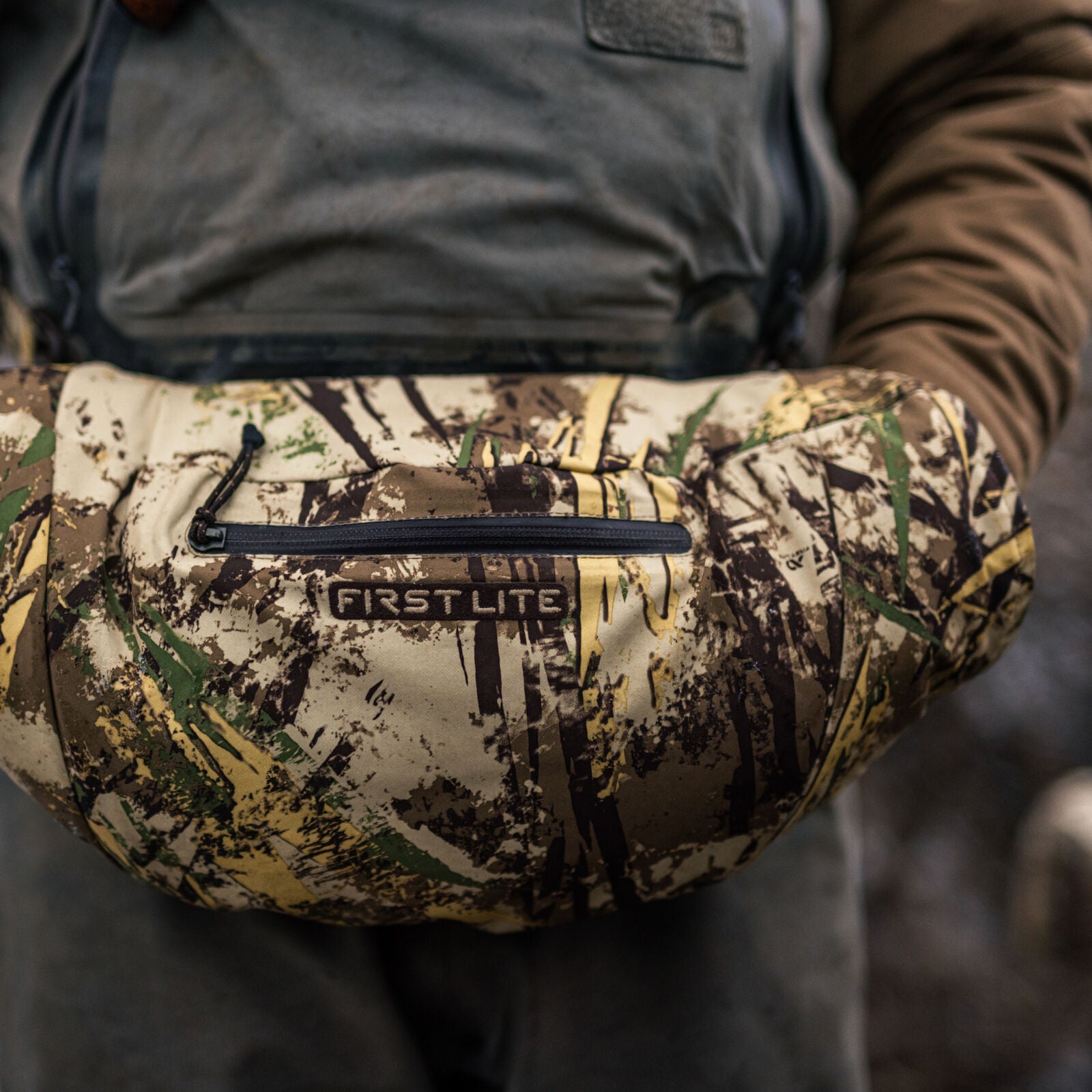 First Lite Refuge Muff typha front