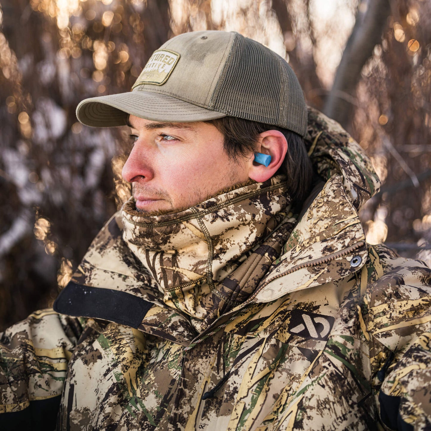 First Lite Tundra cold weather neck gaiter field