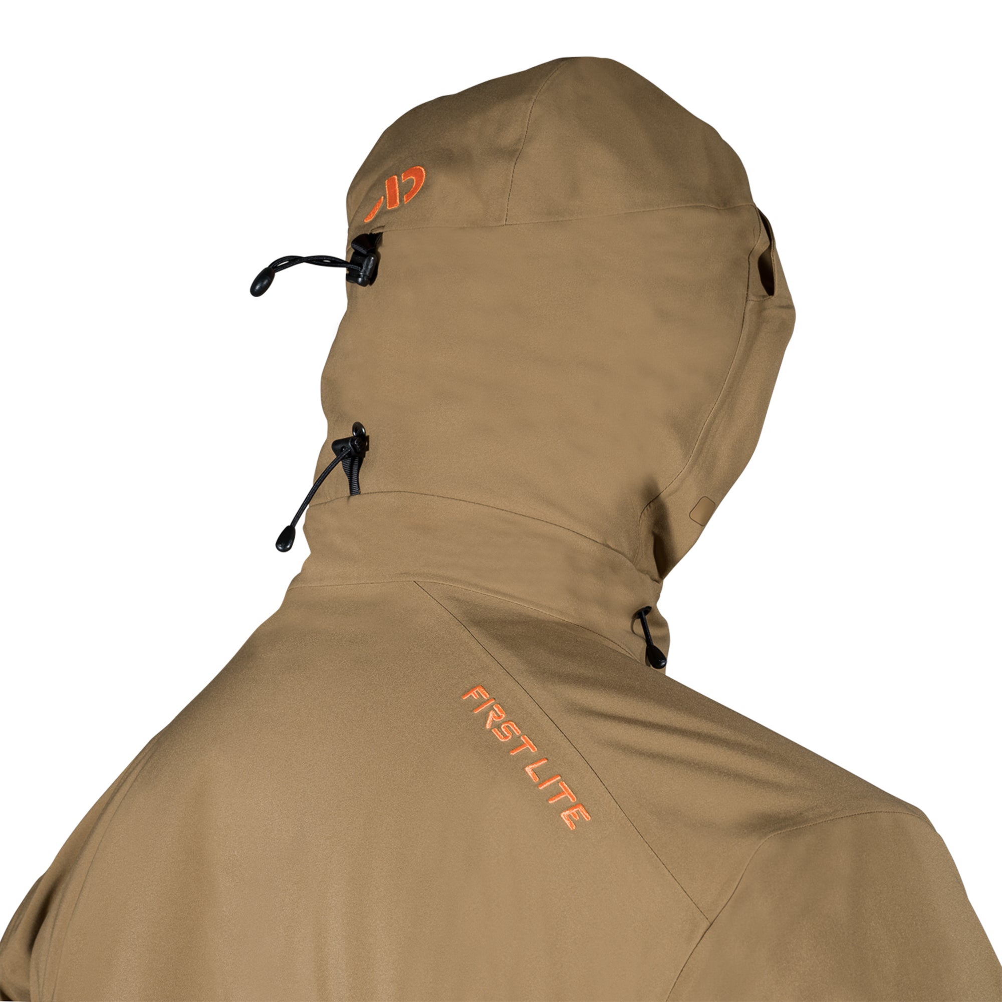 First Lite Colter Parka hood rear