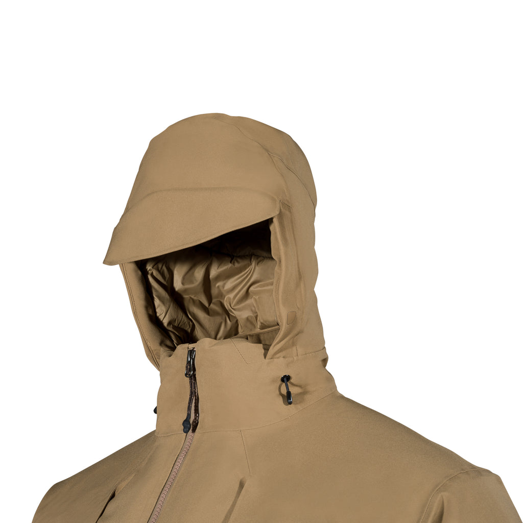 First Lite Colter Parka hood down