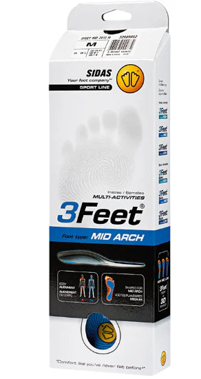 Sidas 3Feet Mid - Everyday Insoles 6