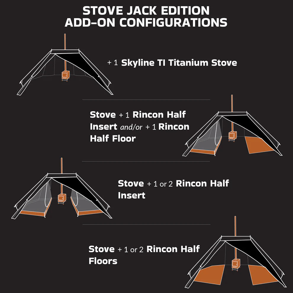 Argali Lemhi 3 Person Tent with Stove Jack 4