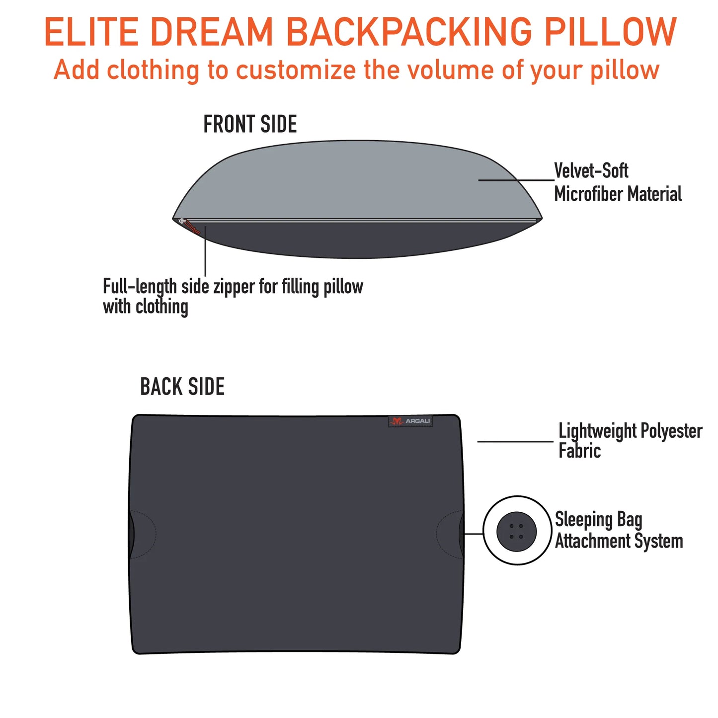 Argali Elite Dream Backpacking Pillow 7