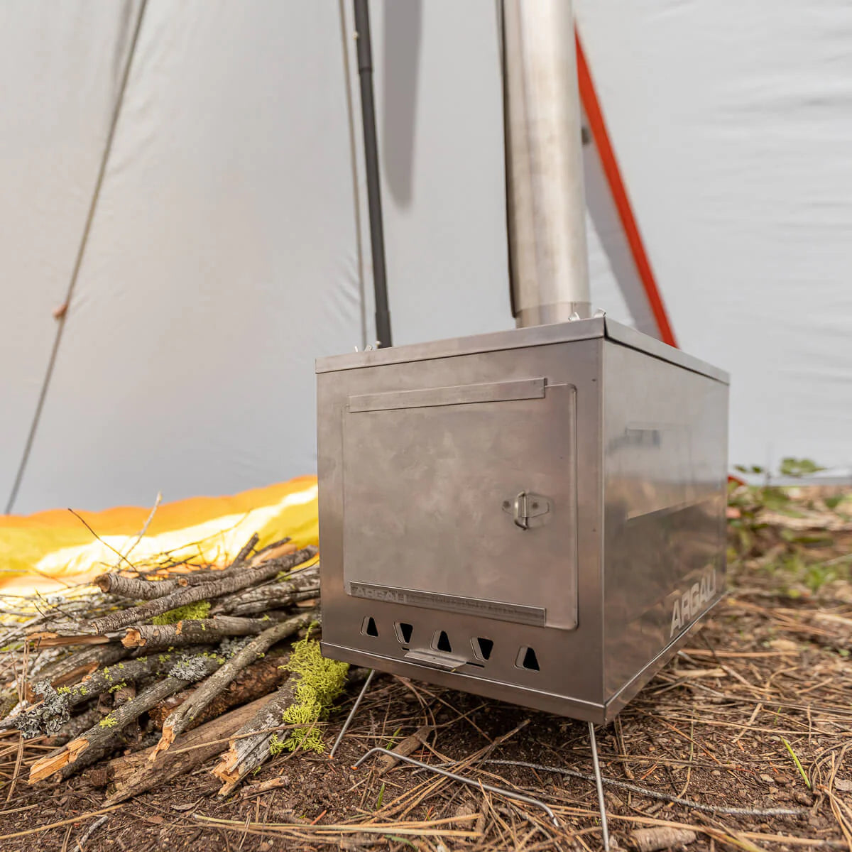Argali Skyline Ti Titanium Wood Stove 2