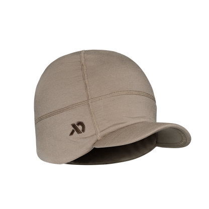 First Lite Rugged Wool Brimmed Beanie walnut 1