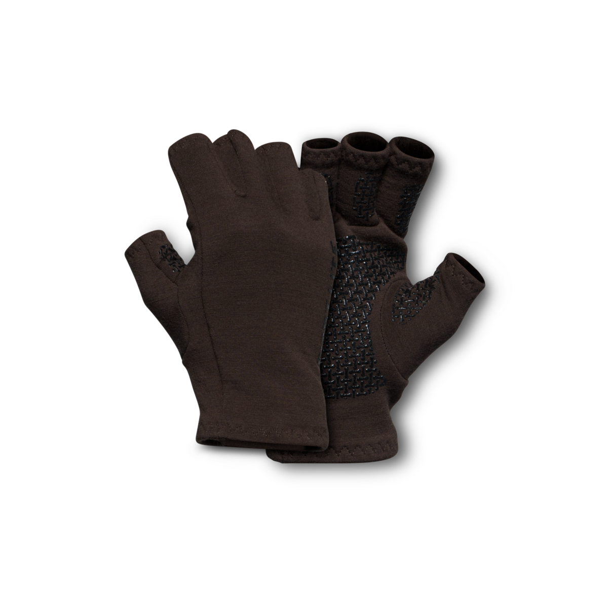 First Lite Rugged Wool Half Finger Glove terra