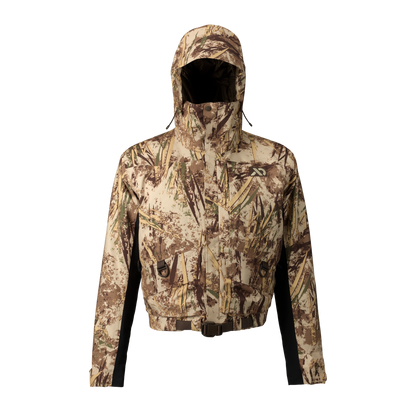 First Lite Migrator wader jacket typha front
