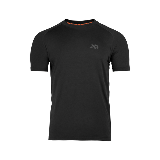 First Lite Wick Short Sleeve Crew black