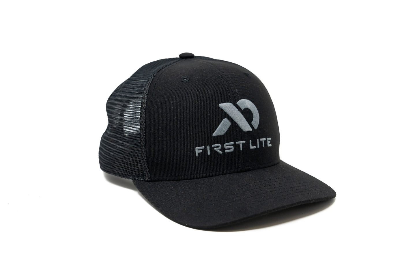 First Lite Black Logo Trucker