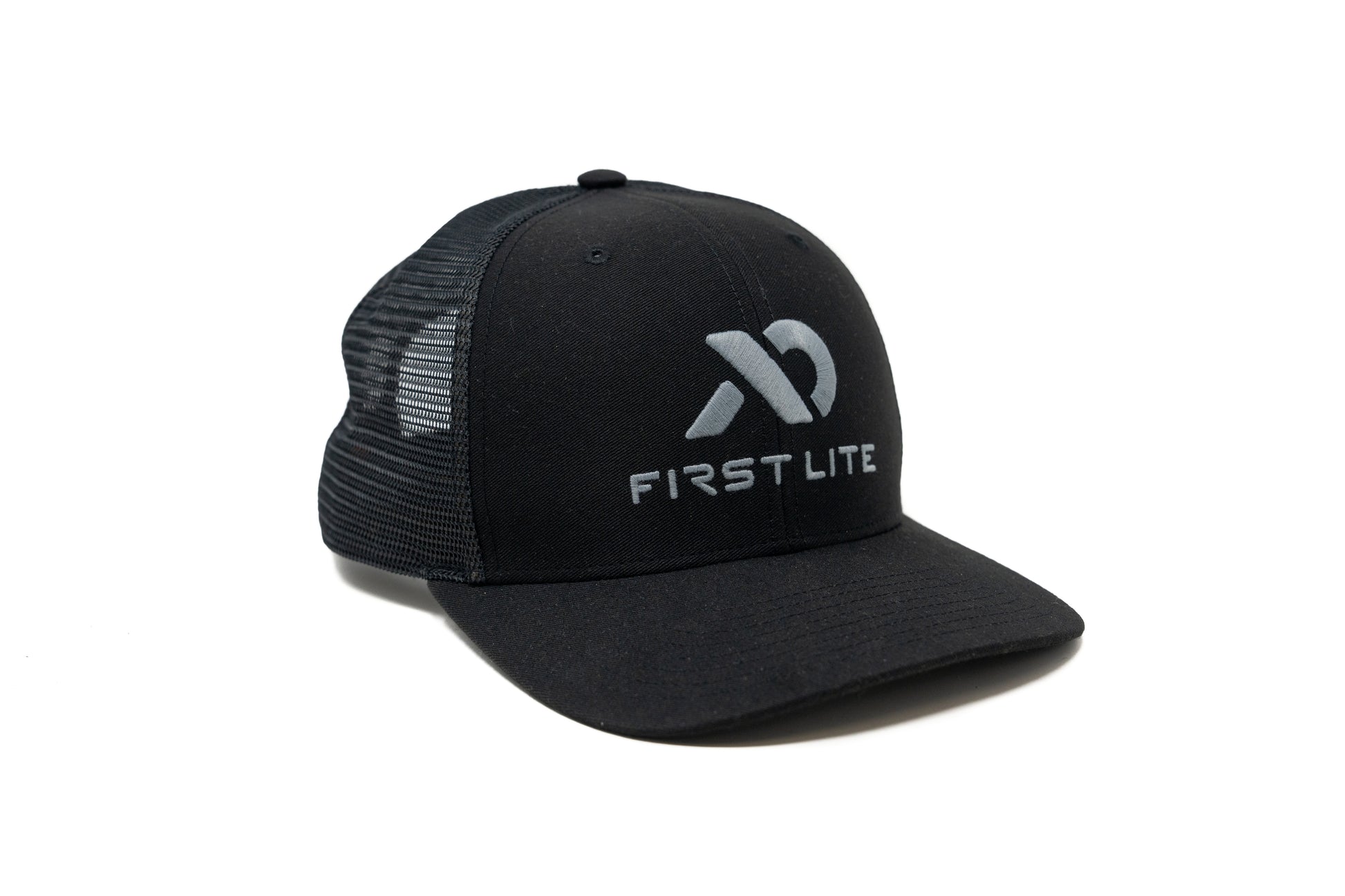 First Lite Black Logo Trucker