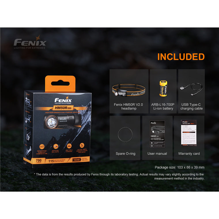 Fenix HM50R V2.0 700 Lumens Headlamp Black 3