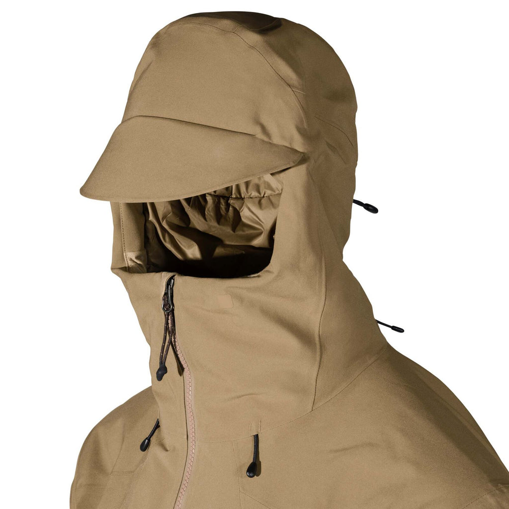 First Lite Womens Uncompahgre Foundry Jacket hood down