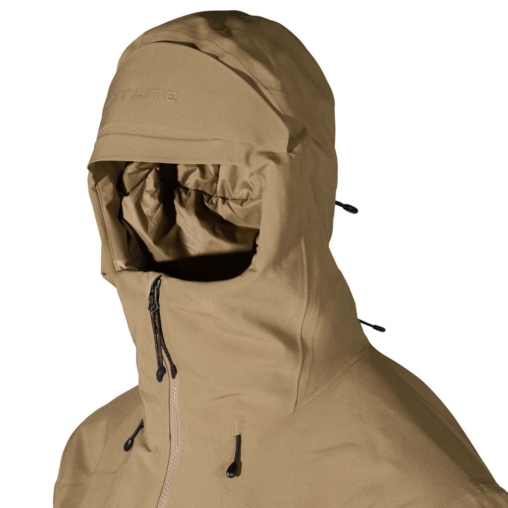First Lite Womens Uncompahgre Foundry Jacket hood up