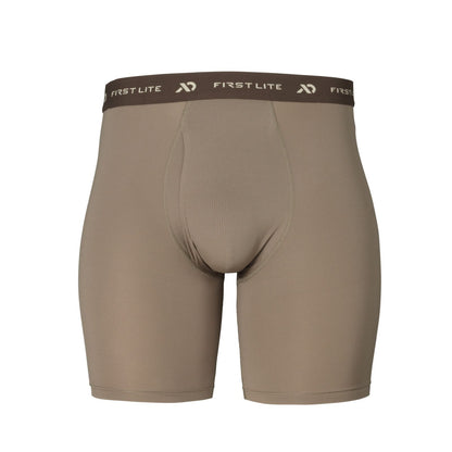 First Lite Yuma Synthetic Boxer Brief walnut