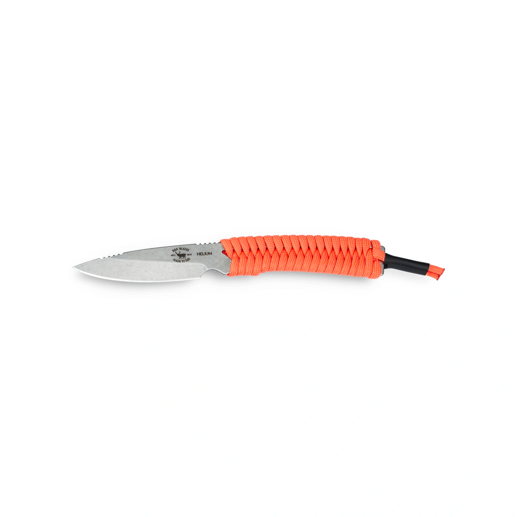 r and n blades helium knife orange