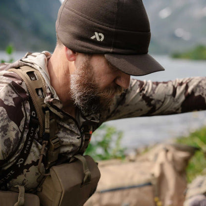 First Lite Rugged Wool Brimmed Beanie field  1