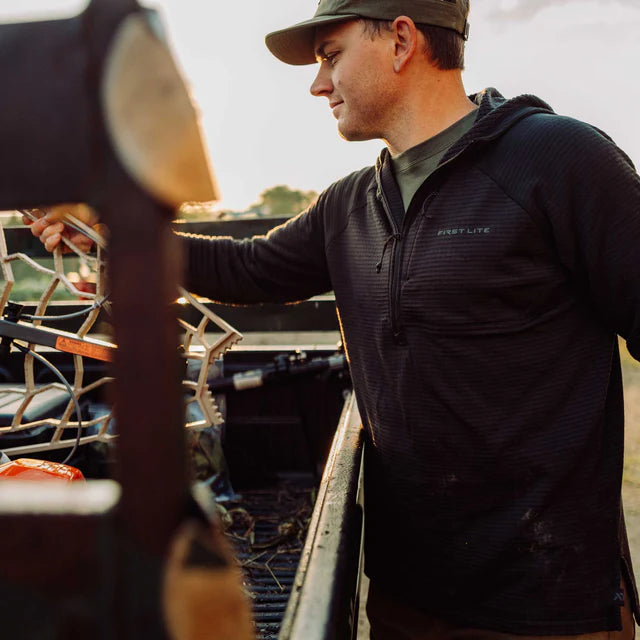 First Lite ThermaGrid Merino Wool Hoody 12