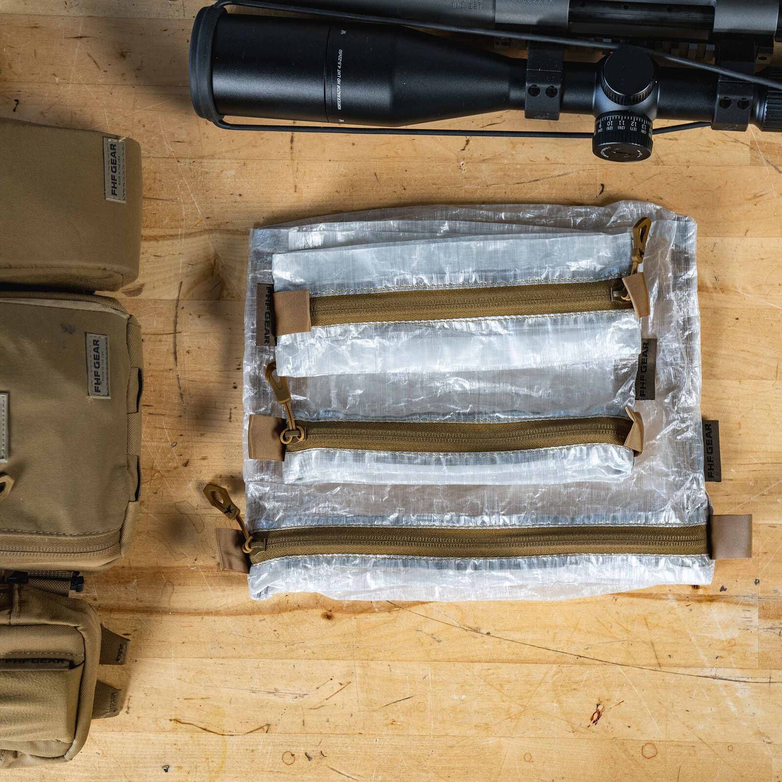 FHF Gear Ultralight Synergy Organizer bags  3 stacked