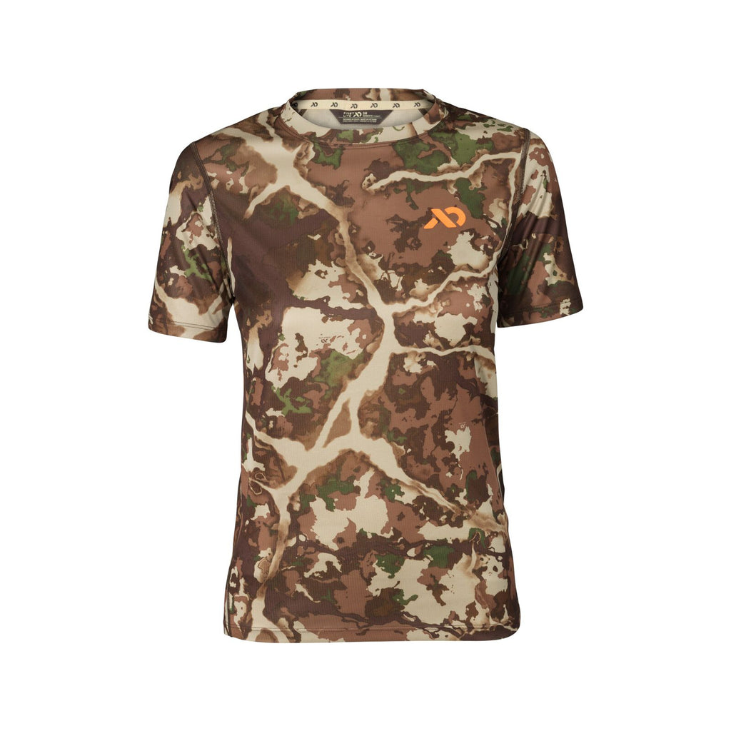 First Lite Women's Yuma Synthetic Short Sleeve Crew fusion