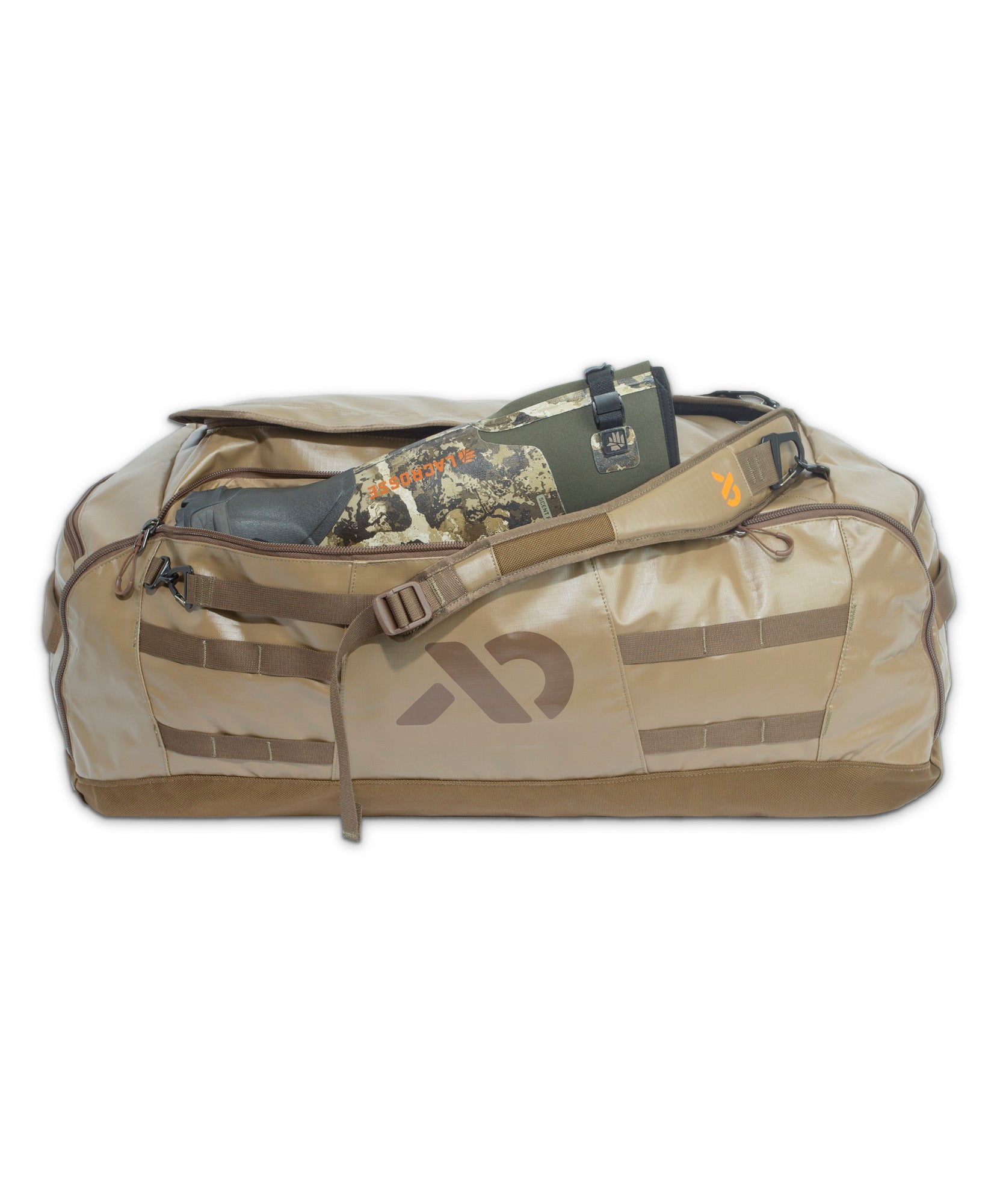 First Lite Dirtbag Duffle Large boot pocket