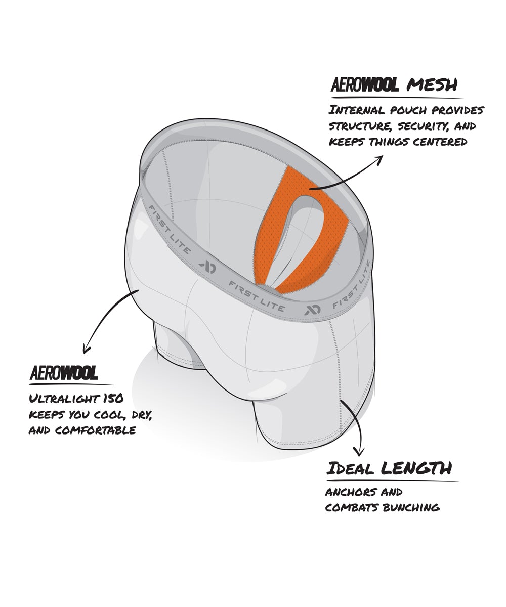 First Lite Wick Game Bag Brief sketch