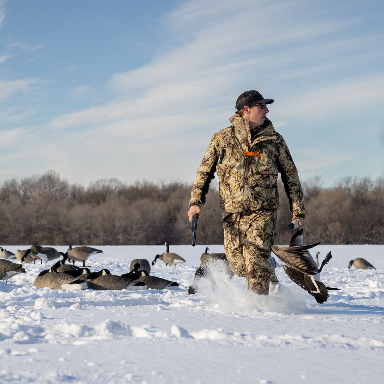 First Lite Refuge Bib geese